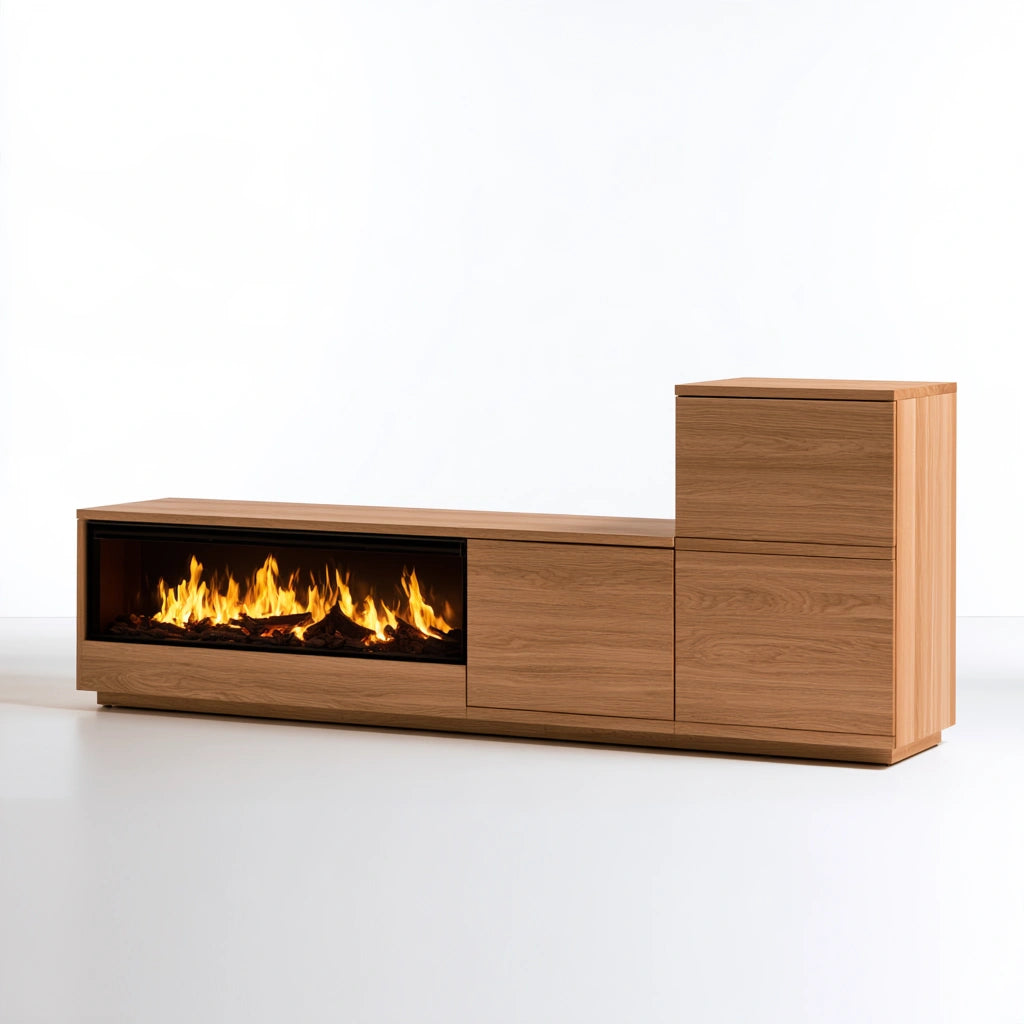 Modernes Sideboard, in Eichenoptik, Farbe: hellbraun