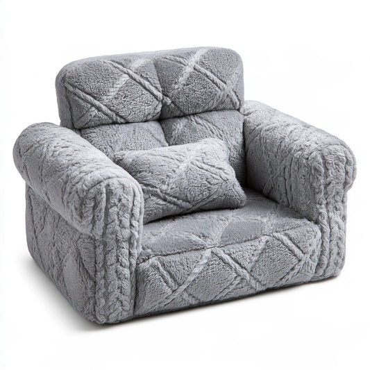 Schutzbezug für Sofa, mit klarer Formgebung, Farbe: grau