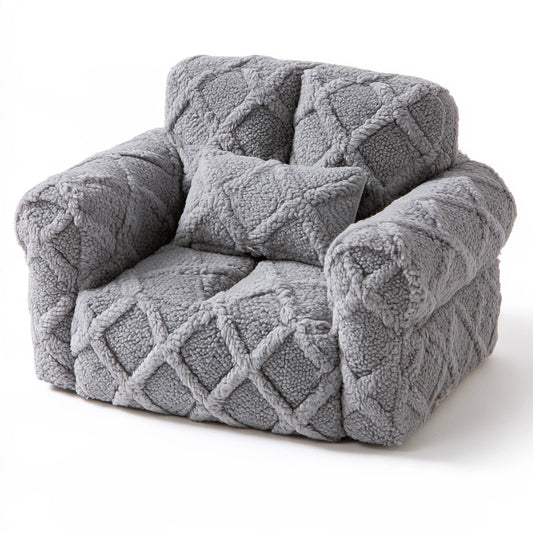 Schutzbezug für Sofa, mit klarer Formgebung, Farbe: grau