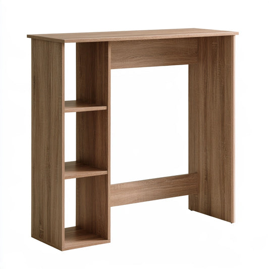 Hoher Bartisch, aus Holz, Farbe: hellbraun