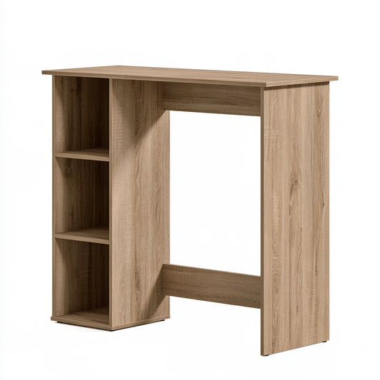 Hoher Bartisch, aus Holz, Farbe: hellbraun