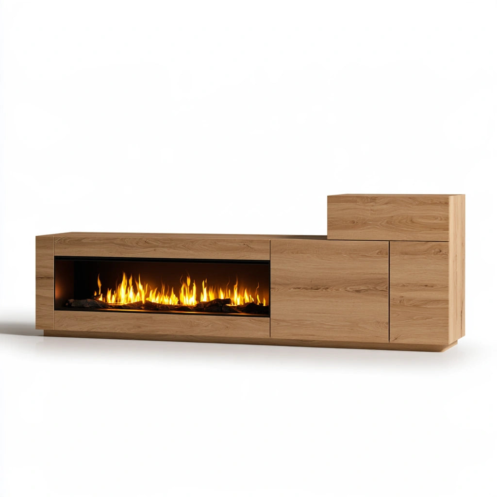 Modernes Sideboard, in Eichenoptik, Farbe: hellbraun