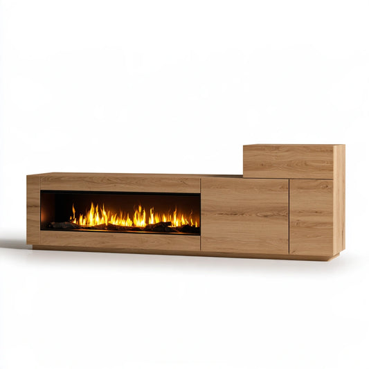 Modernes Sideboard, in Eichenoptik, Farbe: hellbraun