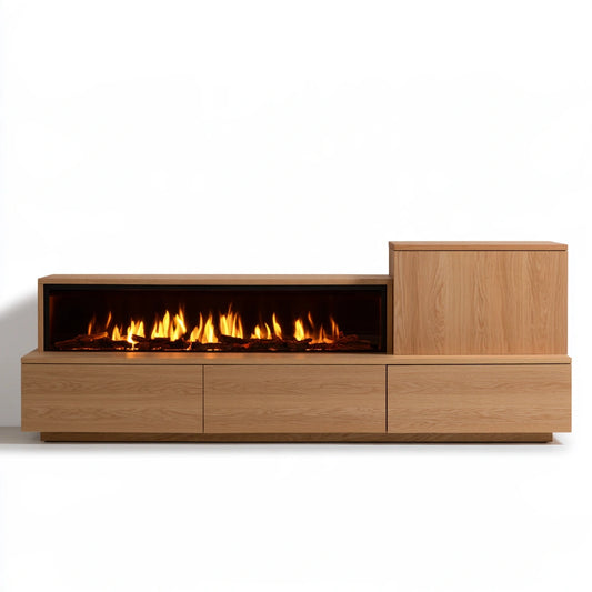 Modernes Sideboard, in Eichenoptik, Farbe: hellbraun